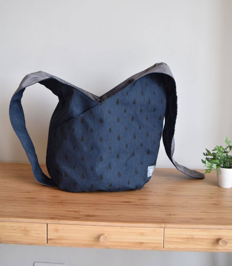 dark blue shoulder bag,tote bag,shopping bag,shopping tote,women bag,market bag,market tote