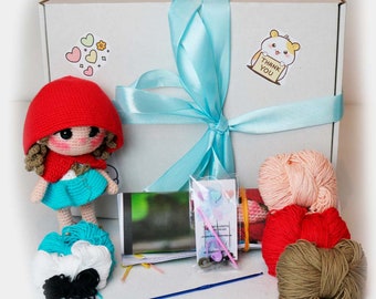 Little Red Riding Hood Crochet Kit: Weave Your Own Fairy Tale