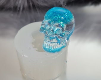 Handmade 3D silicone full-form mold silicone mold concrete mold mold for sculptures skull small (012)