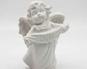 Handgefertigte Latexform Engel – 3D Vollform zum Gießen mit Beton, Raysin, Keraflott oder Weißzement (Modell 346)