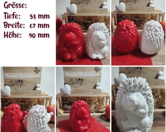 Handmade Latex Casting Mold Concrete Casting Mold Autumn Autumn Decoration Cute Hedgehog (230)