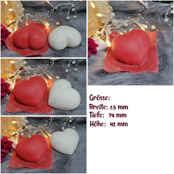 Latex Vollform-Gießform Latexform Betongießform Latexform Gießform für Skulpturen Liebe Love kleines Herz (078)