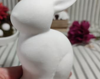 DIY 3D Mold, super quality, full-form mold, latex mold, concrete mold, 3D mold, rubber mold for figures Easter bunny rabbit sitting (234)