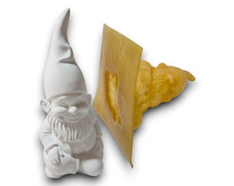 Latex-Betongießform – Wichtel sitzend | 3D Form