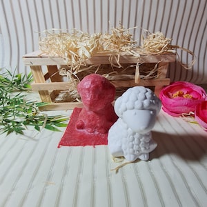 Handmade Latex Full Form Casting Mold Latex Mold Concrete Casting Mold Latex Mold Casting Mold for Sculptures Lamb Sheep Lamb (179)
