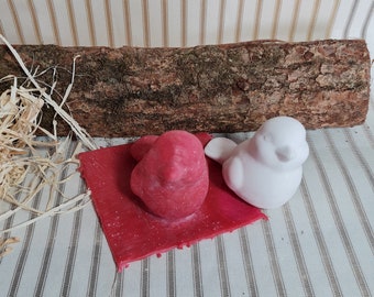 Handmade latex full-form casting mold latex mold concrete casting mold latex mold casting mold for sculptures little bird Piepmatz (183)