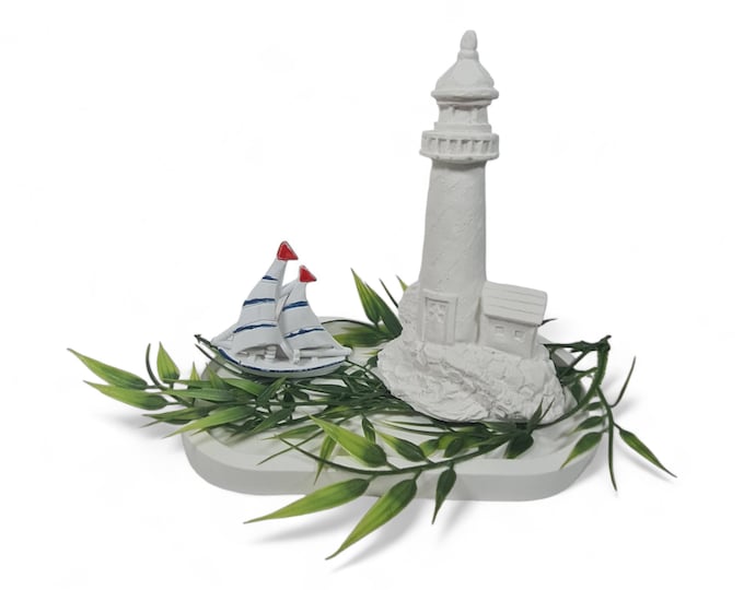 Featured listing image: DIY 3D Mold, super quality, full-form casting mold, latex mold, concrete casting mold, 3D casting mold, concrete mold for figures lighthouse (190)