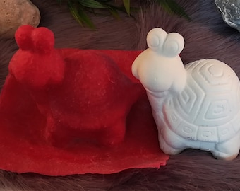 Latex full-form casting mold Latex mold Concrete casting mold Latex mold Casting mold for sculptures Cute turtle 06