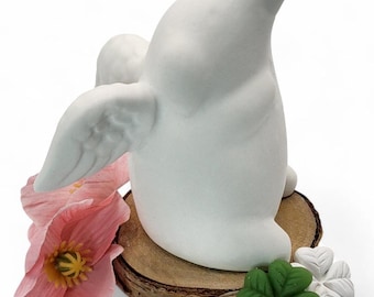 Vollform-Gießform aus Latex, Gießform für Dekorationsfigur, Figur Schwein mit Flügel (011) Osterfiguren selbst gießen mit dieser Latexform