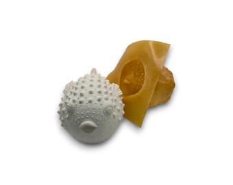 DIY-Gießform aus Latex, geeignet für Reliefgießmassen und Zement Kugelfisch (295) Mold aus Latex, Concrete Mold immer eine gute Geschenkidee