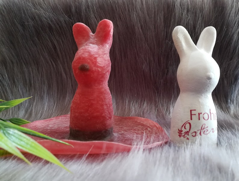 Handmade latex full-form casting form latex form concrete form latex shape casting mold casting mold for sculptures Easter bunny small 02 Easter