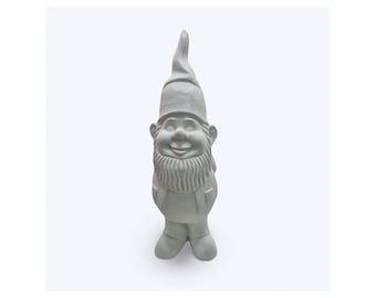 Gnome/Dwarf Standing Casting Mold // Latex Concrete Mold // 3D Casting Molds // Concrete Gnome Figure Mold // Creative Garden Decor Ideas // Gnome Idea