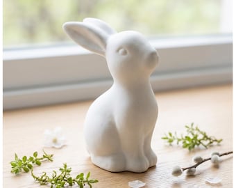 Latex Gießform sitzender Hase für Raysin & Beton