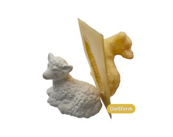 Betongießform aus Latex – Schaf I Lamm | 3D Vollform