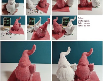 Handmade Latex Full Form Casting Mold Latex Mold Concrete Casting Mold Latex Mold Casting Mold for Sculptures Gnome Dwarf (080)