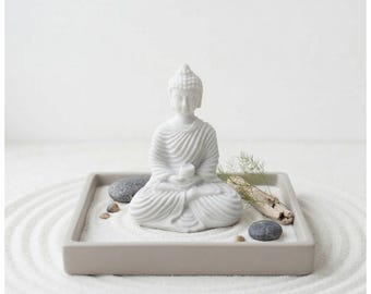Betongießform aus Latex – Buddha mini sitzend | 3D Vollform