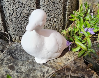 Handcrafted latex full-form casting mold latex mold concrete casting mold latex mold casting mold for sculptures Duck 01 Easter Spring