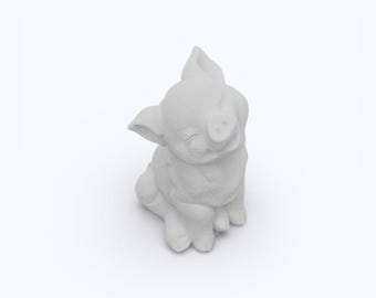 Betongießform aus Latex Schweinchen Ferkel (250)