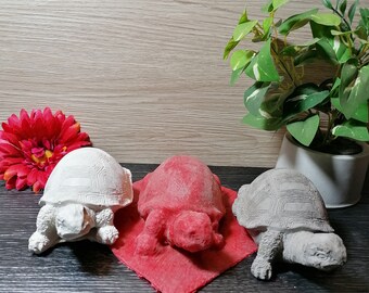 Handmade Latex Full Mold Latex Mold Concrete Casting Mold Latex Mold Casting Mold for Sculptures Turtle (124)