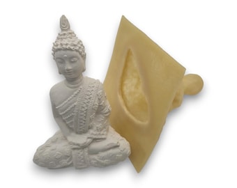 Latex-Betongießform – Buddha sitzend | 3D Form
