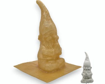 Betongießform aus Latex für Wichtel betend