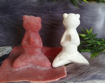 Handmade Latex Full Mold Latex Mold Concrete Casting Mold Latex Mold Casting Mold for Sculptures Frog Yoga Frog Frog 02