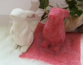 Handmade Latex Full Mould Latex Mould Concrete Casting Mould Latex Mould Mould Casting Mould for Sculptures Easter Bunny Rabbit 01 Easter
