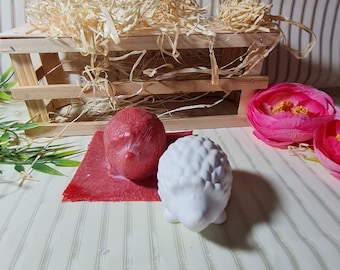 Handmade latex full-form casting mold latex mold concrete casting mold latex mold casting mold for sculptures small hedgehog (166)