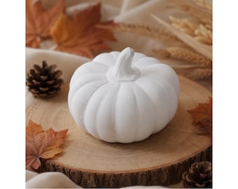 Pumpkin Latex Mold for Concrete, Raysin Keraflott, Autumn Decoration, Halloween Pumpkin Decoration, 8 cm, Handmade in Germany