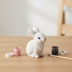 Silicone Rabbit Mold | Mini 3D Casting Mold for Raysin Concrete Keraflott Resin | DIY Easter Bunny | Wax & Soap Decoration