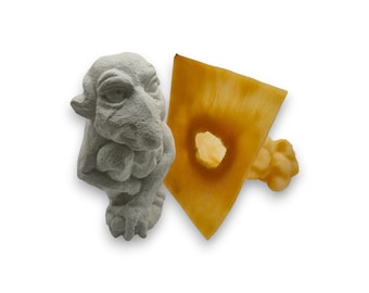 Latex Betongießform Gargoyle sitzend – 3D Gießform