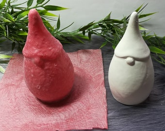 DIY gnome mold Handmade latex full-form casting mold, latex mold, concrete casting mold, latex mold, casting mold for sculptures dwarf gnome small 01
