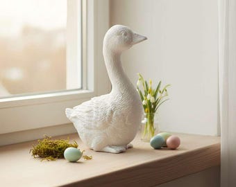 Gans stehend – Latexgießform · Beton · Raysin · Keraflott · Handmade Germany