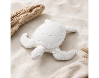 Turtle Latex Mold for Concrete, Raysin Keraflott Garden Decoration Animal Figurine DIY Mediterranean Gift, Handmade in Germany, approx. 12 x 12 cm