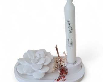 Flexible latex mold for casting, latex full-form mold, concrete mold latex mold for concrete, mold for sculptures flower blossom (260)