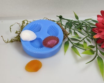 Silicone Mold for Jewelry, Earrings, Necklaces, Suitable for Epoxy Resin, Soap, Wax Shell Shells Holiday (005)