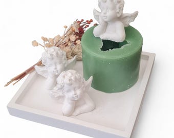 Silicone Casting Mold Angel (020) Little Angel I DIY Silicone Casting Mold for Raysin I Silicone Mold for Epoxy Resin Angels I DIY Raysin Idea I