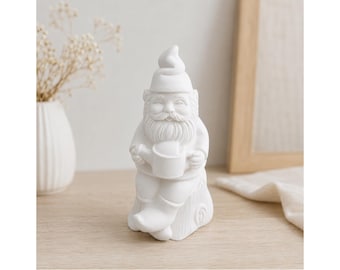 Gnome Latex Mold, Concrete Casting Mold Raysin Keraflott Stewalin, DIY Gnome Garden and Home Decor, H 10 cm, Handmade in Germany