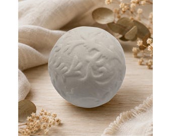 Ornamental sphere latex casting mold for concrete Raysin Keraflott Christmas decoration garden decoration Handmade Germany