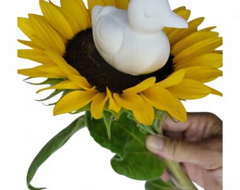 Flexible Latexform für eine kleine Ente (026)  Perfekt für Beton, Keramikpulver & mehr – Ideal für kreative DIY-Projekte und Wohnaccessoires