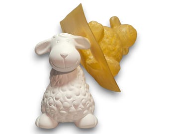 Betongießform aus Latex – Lamm / Schaf | 3D Gießform