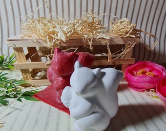 Handmade Latex Full Form Casting Mold Latex Mold Concrete Casting Mold Latex Mold Casting Mold for Sculptures Squirrel (167)