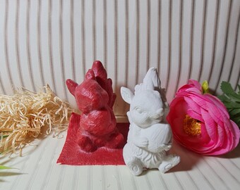 Handmade Latex Full Form Casting Mold Latex Mold Concrete Casting Mold Latex Mold Casting Mold for Sculptures Autumn Squirrel (151)