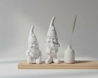 Betongießform Latex – Wichtel sitzend/stehend/Set