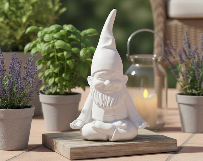 Featured listing image: Betongießform aus Latex – Yoga Wichtel | 3D Gießform