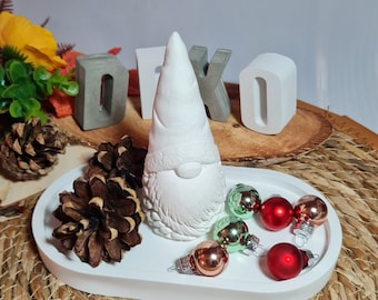 DIY handmade gnome mold made of latex, 3D mold, latex casting mold, casting mold, concrete casting mold Santa Claus, gnome, gnome, dwarf (089)