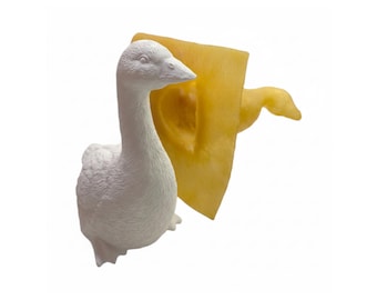 Betongießform aus Latex – Gans stehend | 3D Vollform