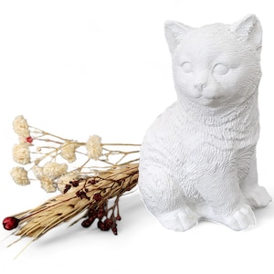 NEW DIY casting mold made of latex, mold for raysin, latex mold, latex casting mold, casting mold, concrete casting mold, cute little cat (301) decoration