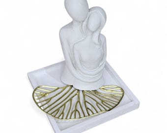 DIY 3D Mold, super quality, full-form mold, latex mold, concrete mold, 3D mold, rubber mold for figures eternal embrace lovers (318)