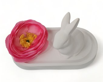 Full-form casting mold made of latex, casting mold for Easter decoration, sculptures Easter bunny rabbit (232) Cast Easter figures yourself with this latex mold